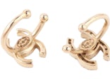 Chanel CC Lip Rings Gold