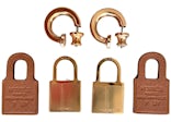 Hermes Earrings O'Kelly Gold/Rose Gold