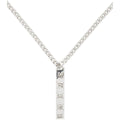 Gucci GG Sterling Silver Ghost Bar Pendant